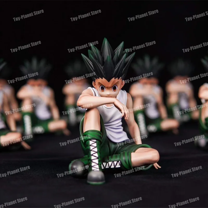 【Presale】Hunter×Hunter Pg Gon Freecss And Killua Zaoldyeck Sitting Model Killua Zoldyck Anime Action Figures Customized Gift Toy