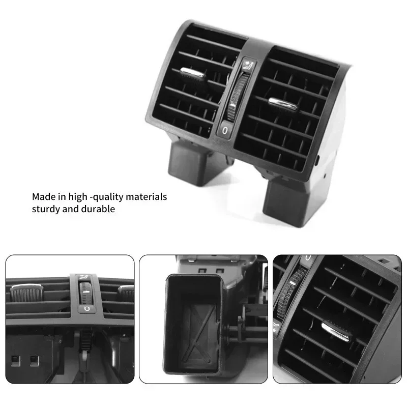 1TD819203 Car Air Conditioning Rear Vent for VW Touran Caddy 2004-2015 Air Conditioning A/C Air Vent Outlet