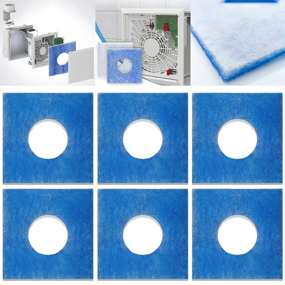 

6 шт. для Limodor LF/ELF F/C фильтр вентилятора для ванной комнаты 226 х 226 х 18 мм пылевой воздушный фильтр фильтры вентилятора для ванной комнаты комплексный набор