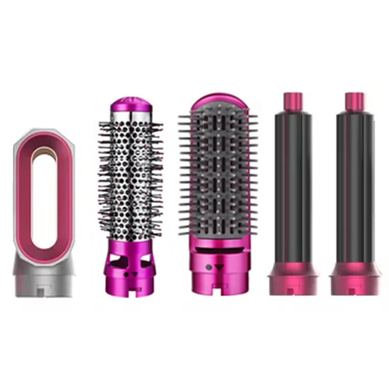 A04G-Hair Dryer 5-In-1 Electric Hair Brush For Dyson Airwrap Automatic Hair Curler Straightener Hot Air Comb Home Use