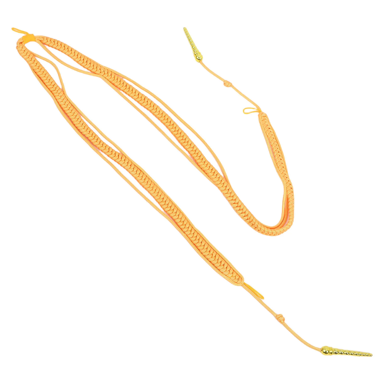 Cordoncino per spalla uniforme Spalline intrecciate Aiguillette dorate Squisita fattura Vestibilità comoda Sicurezza per spettacoli teatrali