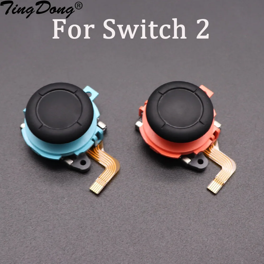 1 par Original nuevo para NS2 efecto Hall Joystick Rocker 3D Thumb Stick reemplazo para Switch 2 consola de juegos Joycons controlador