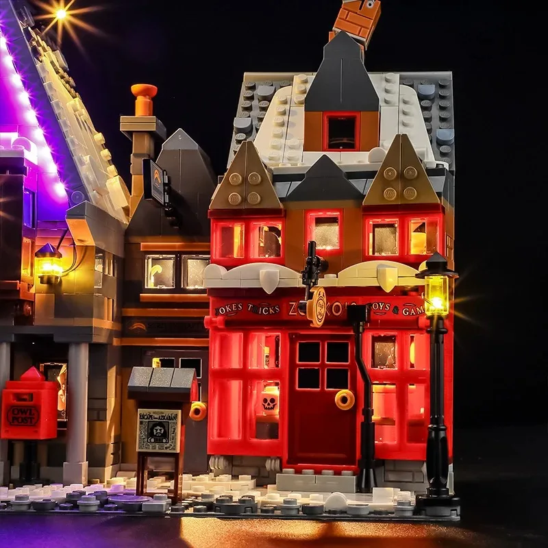 LED-lichtset voor LEGO 76457 Hogsmeade Village Lamp DIY kerstcadeau (exclusief bouwsteenstenen sets model)