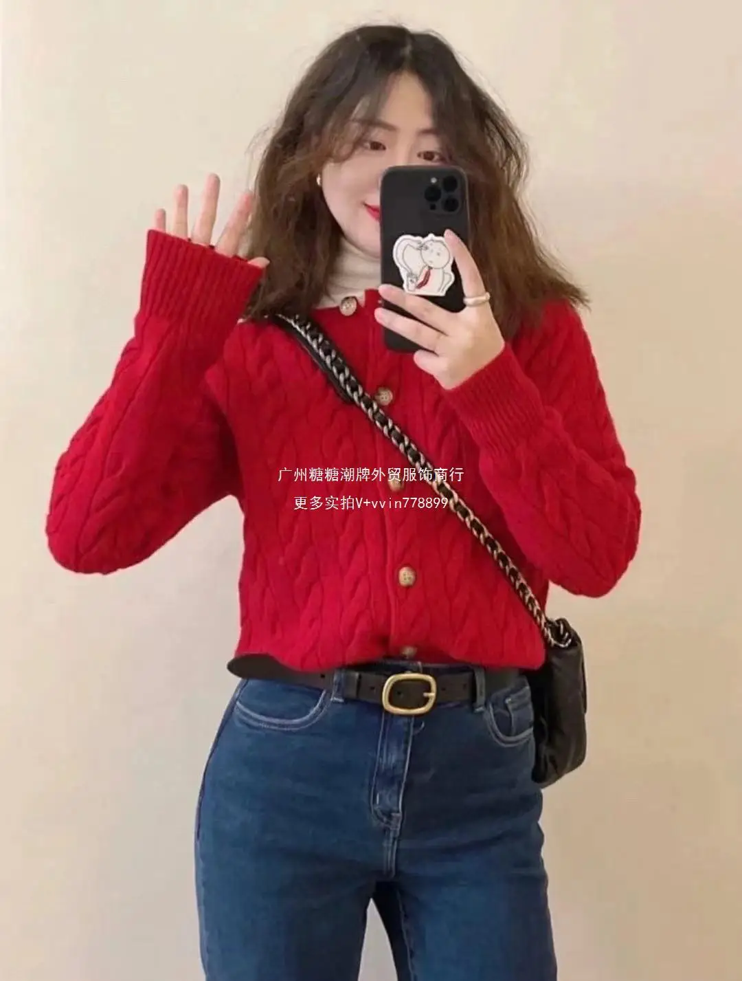 Autumn Winter Korean Fashion Causal Hooded Knitted Cardigan Commute Loose Fur Collar Solid Coat Women Sweater 2024 New N519