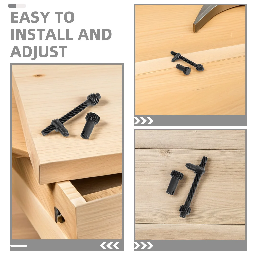 4 مجموعة بالمنشار الضابط طقم مسامير ربط 45Cc 52Cc 58Cc استبدال المعادن لسلسلة الموتر الضابط تركيب سريع ارتداء