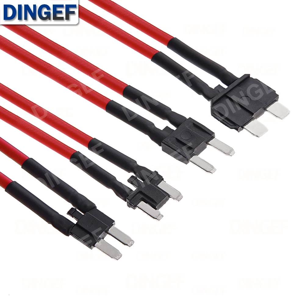 1PCS Car Dual line Simple Fuse Power Socket Standard Mini Micro 2 12V Fuse Box Socket Non Destructive Modification Line