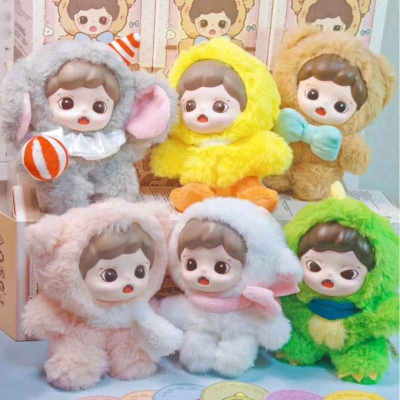 Z댑 Fluffy Cabin Series Blind Box Cute Z댑 Action Figure Vinyl Plush Mystery Box Kawaii Doll Surprise Bag Pendant Toy Gifts