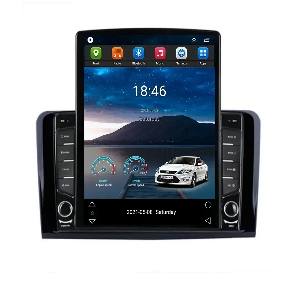 Android 13 Car Multimedia Player For Mercedes Benz ML GL W164 ML350 ML500 GL320 X164 ML280 GL350 GL450 Tesla GPS Navigation dvd