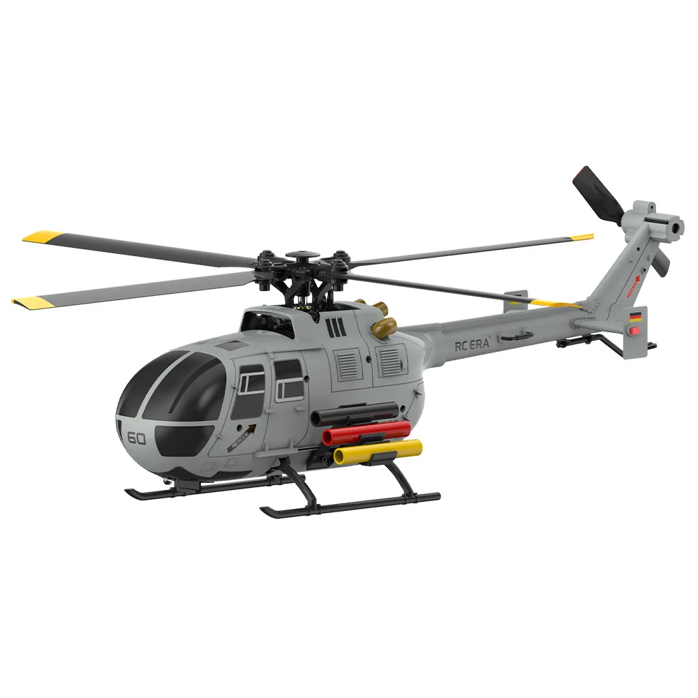 RC ERA C186S BO105 Helicopter Brushless 4CH Airplane 1/48 Optical Flow Positioning 6-Axis Gyro Three-speed Adjustment Helicopter