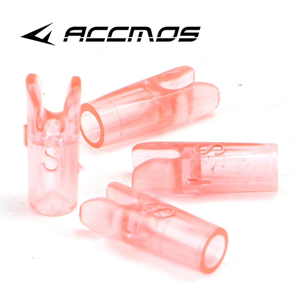 50pcs Arrow Nocks Size S ID4.2mm ID6.2mm 3.2mm Arrow Tail DIY Plastic Nock For  Archery Hunting Shooting Accessory