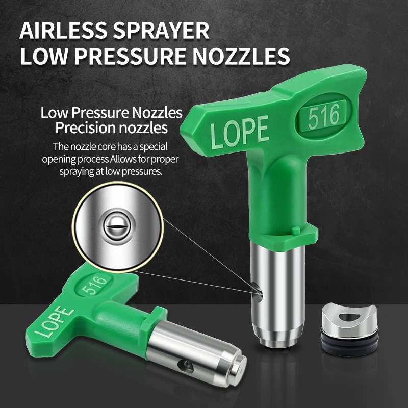 New Airless Paint Sprayer Low Pressure Tip Nozzle 108/208/210 308/310/312/314/410/412/414/510/512/514 Sprayer Gun Tools ﻿