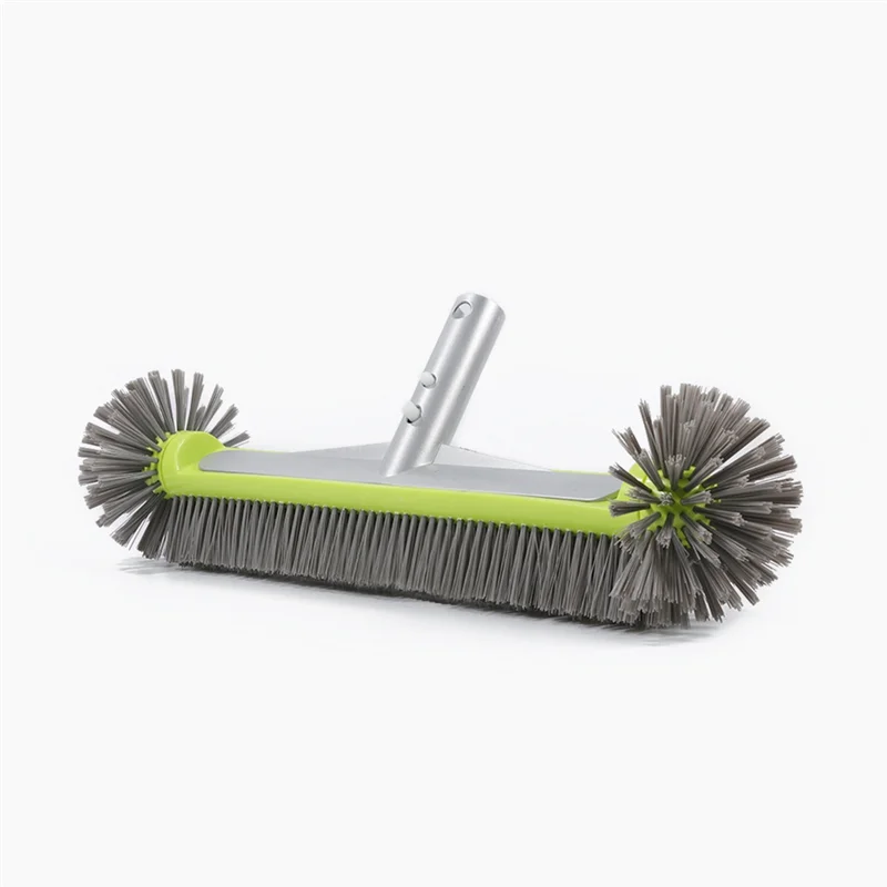 

Pool Brush Head For Cleaning Pool Walls,Inground/Above Ground Swimming Pool Round Scrub Brushes,Reinforced Back Brush-AC08