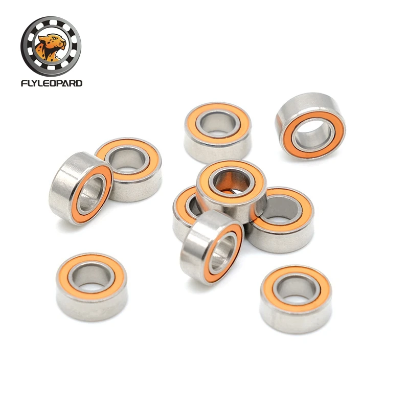 

10PCS 5X10X4 mm SMR105RS CB Ceramic Bearing ABEC-7 Miniature RC Motor SMR105-2RS Ball Bearings Ceramic Si3N4