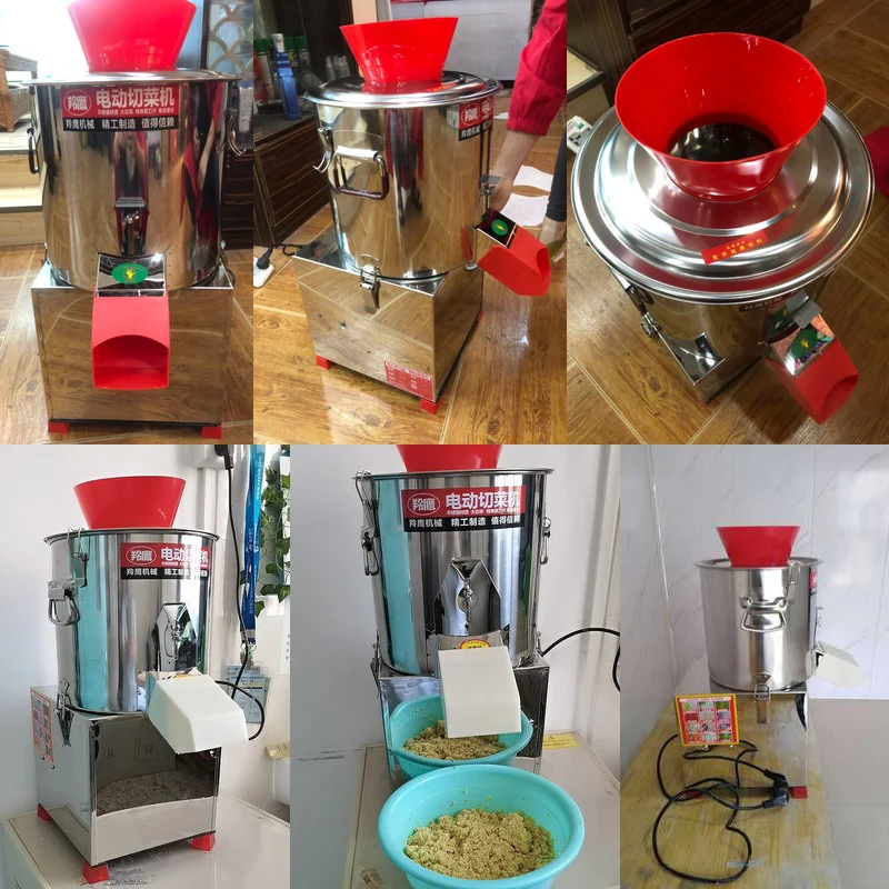 PBOBP Commercial Dumpling Stuffing Chopping Machine Meat Grinder Stainless Steel Minced Meat Cutting Vegetable Cooking view 2