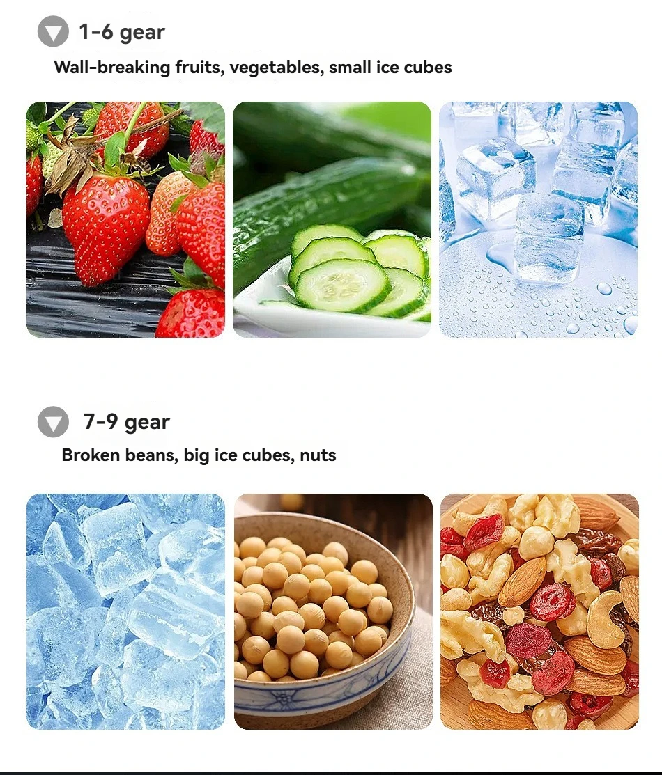 Commercial Ice Crusher Multifunctional Slush Smoothie Machine Fruit Vegetable Blender Tea Extraction Milkshake Frothing Ice view 6