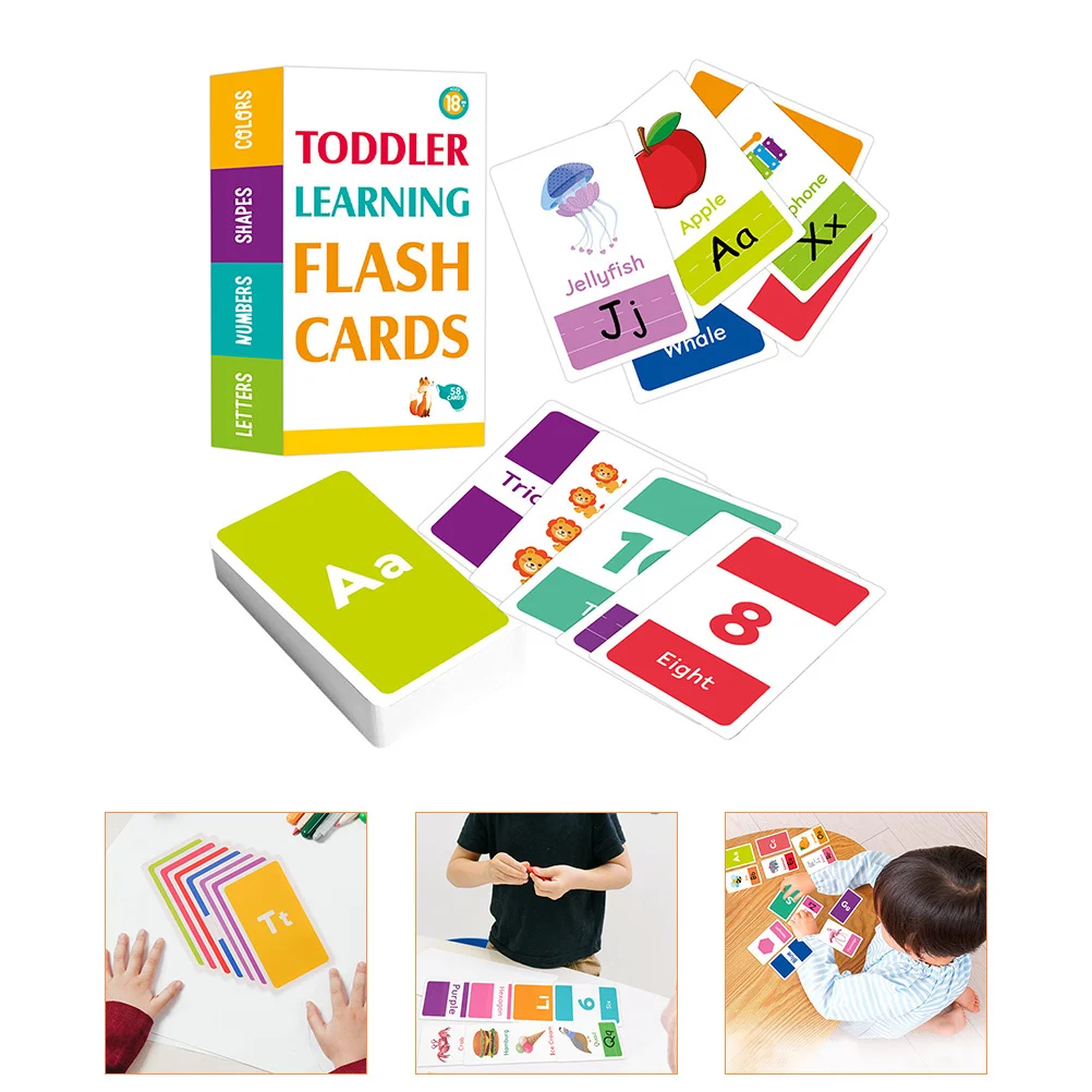 Schede flash per l'educazione precoce Apprendimento sensoriale per i più piccoli Coordinazione occhio-mano Regalo educativo per bambini Cognitivo portatile