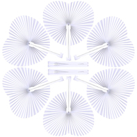 1pcNew folding fan Heart center wall decoration Wedding party gift anniversary birthday wedding fan