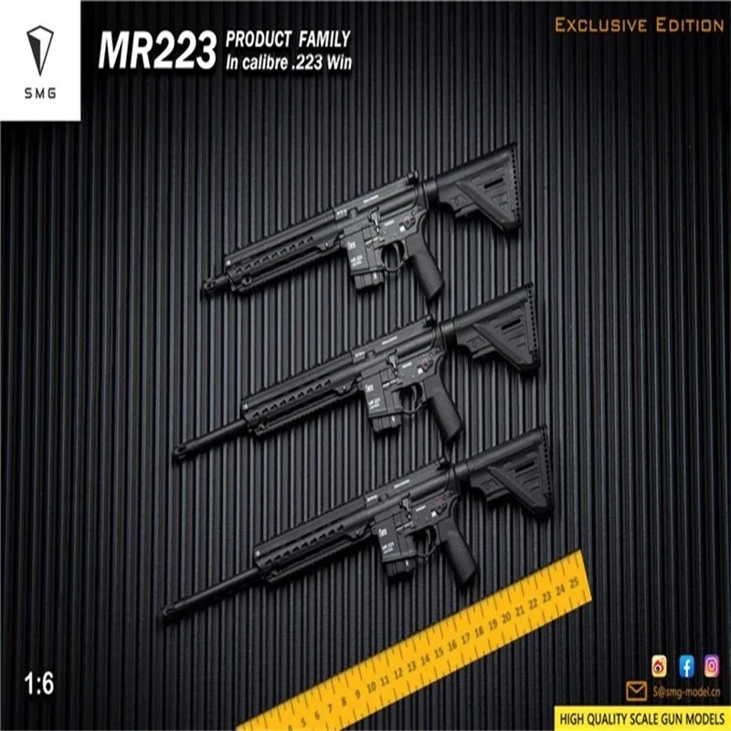 

SMG ES MR223 1/6 Scale Soldier A3 Series Plastic Weapon Model Toy Accessories Fit 12'' Action Figures In Stock