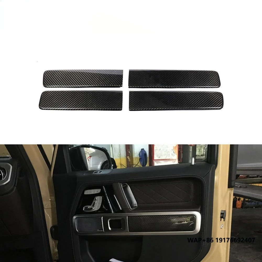 

W463 Carbon Fiber Interior Door Handle Trims for Mercedes Benz G500 G550 G63 AMG 2018 2019