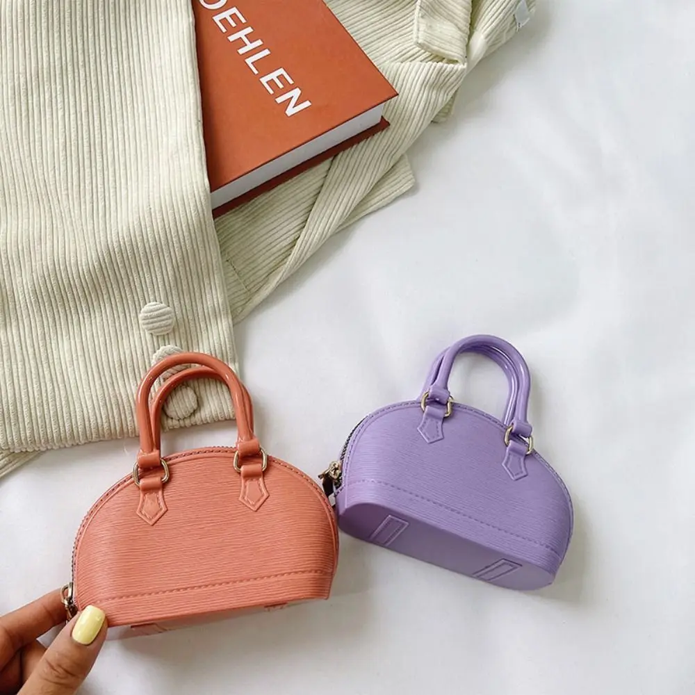 Mini Shell Crossbody Bag Solid Color Pu Leather Underarm Bag One Shoulder Crossbody Bag High-capacity Single Shoulder Bag