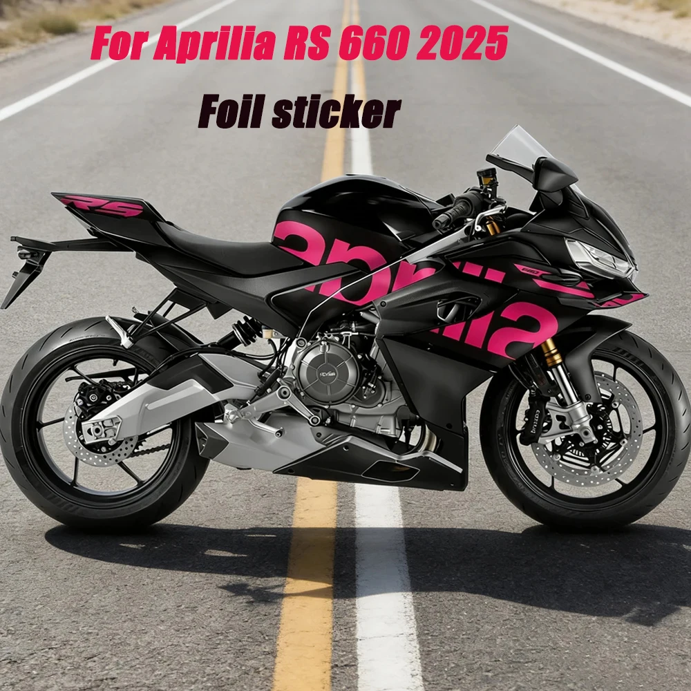 

Наклейки на кузов мотоцикла RS660, модифицированные для Aprilia RS 660 2025, водонепроницаемый полный комплект креативных наклеек, аксессуары