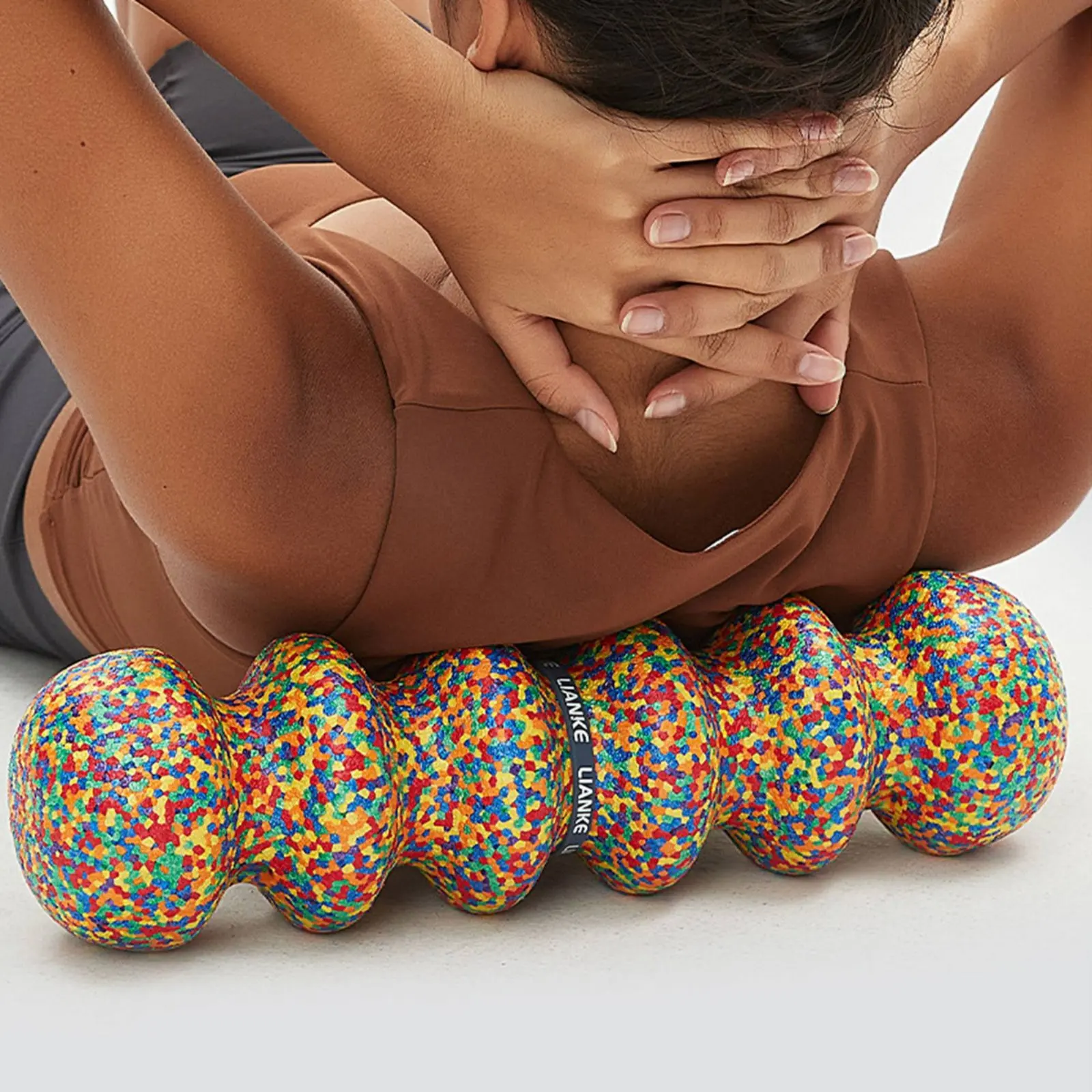 

Peanut Foam Roller High Hardness Myofascial Release Roller Expanded Polypropylene Material Soreness Relief for Athletes
