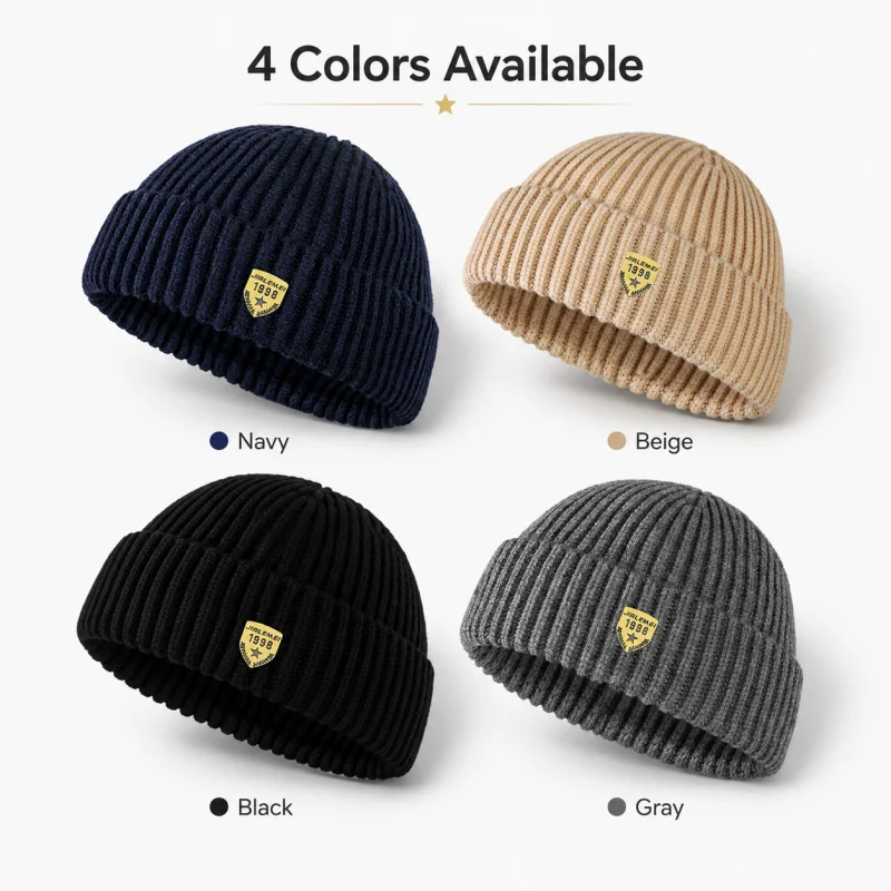 Bonnet d'hiver pour hommes et  - Beanie Cuffed Knit avis et prix