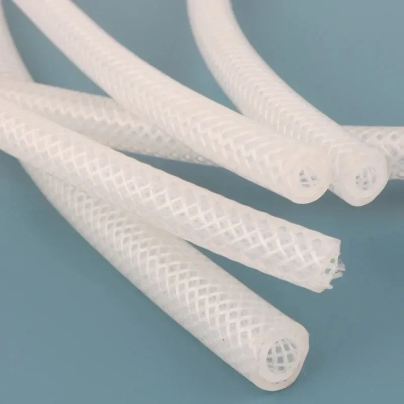 1 Meter High Pressure Silicone Tube 3~28mm Food Grade Steam Distillation Rubber Hose Heat Resistant Flexible Tube