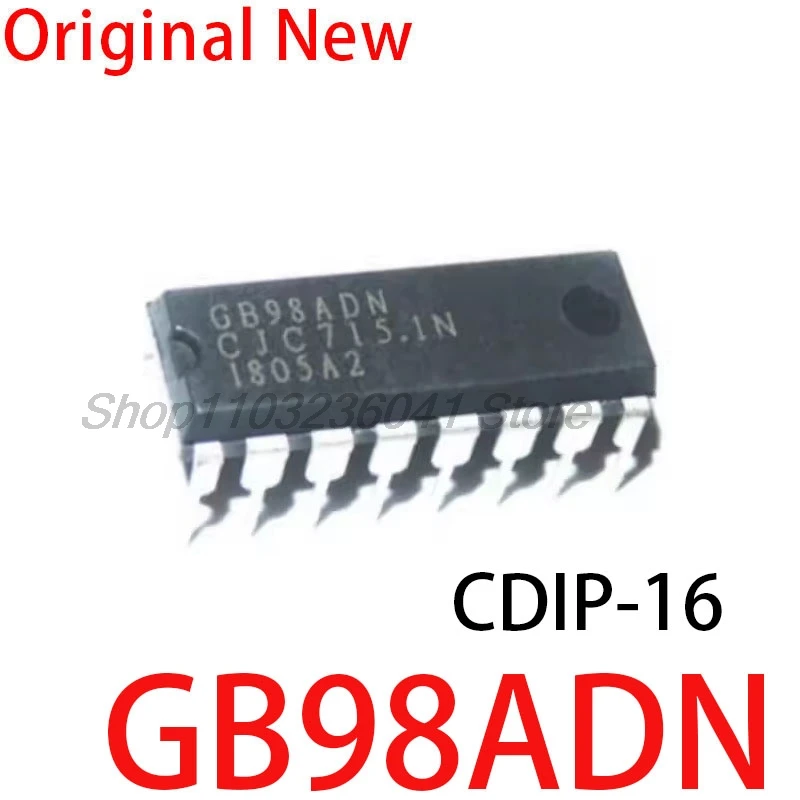 2 unids/lote GB98ADN GB98 98ADN DIP-16 chip de retroiluminación LCD IC en Stock