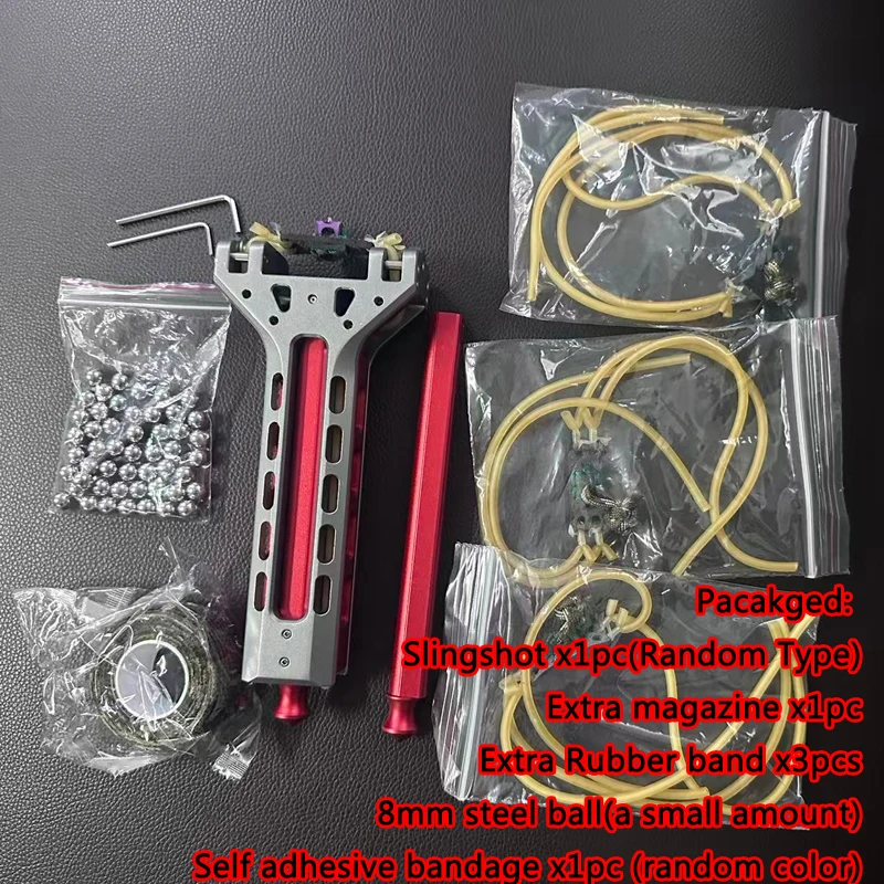 

EDC Portable Automatic Reloading Slingshot Set - High-precision Rapid-fire Slingshot for Outdoor Portable Hunting Equipment