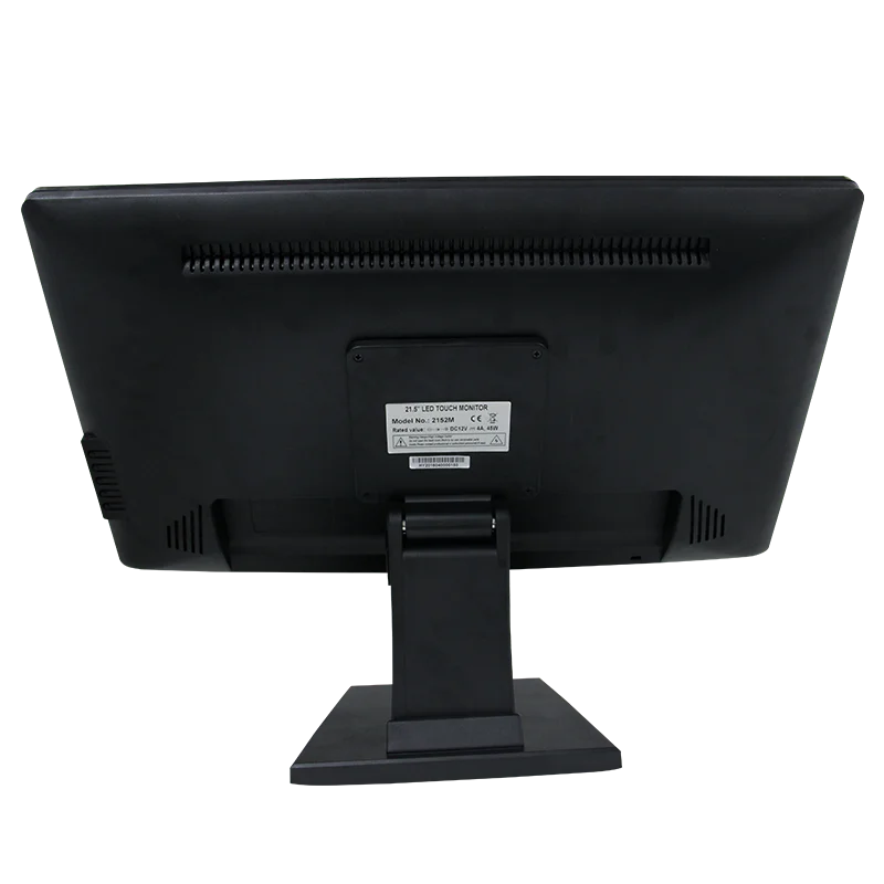 Factory Price 21.5 Inch True Flat Touch Screen Monitor New Design POS Capacitive LCD Monitors For Restaurant With DVI Interface