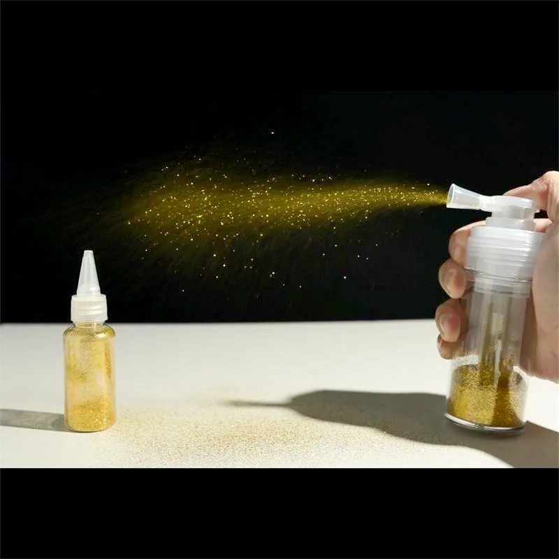 180ML/35ML Plastic Powder Sequins Spray Bottle Baby Talcum Body Powder Container Cake Baking Decorative Powder Can