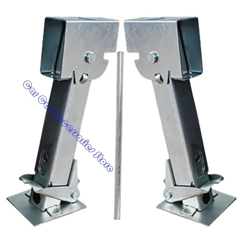 

242D Heavy Duty Foldable Campers Jacking Stabilizer 12-18 Inch Adjustable Trailer Leg