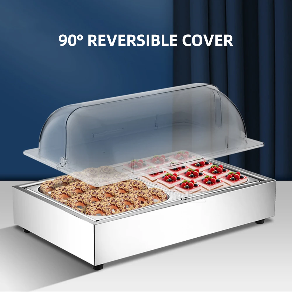 Freshness Preservation Pot Sushi Pastry Ice Fresh Display Stand Preserving Pot for Kitchen Dining Machine