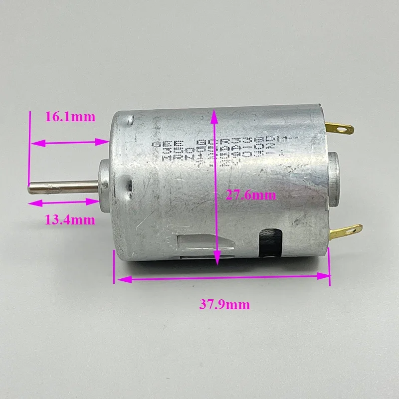 Micro GEE GCR338DM-35055 Motor Small 380 Carbon Brush Motor DC 7.2V 12800RPM High Speed Strong Magnetic for Toy Car Boat Model