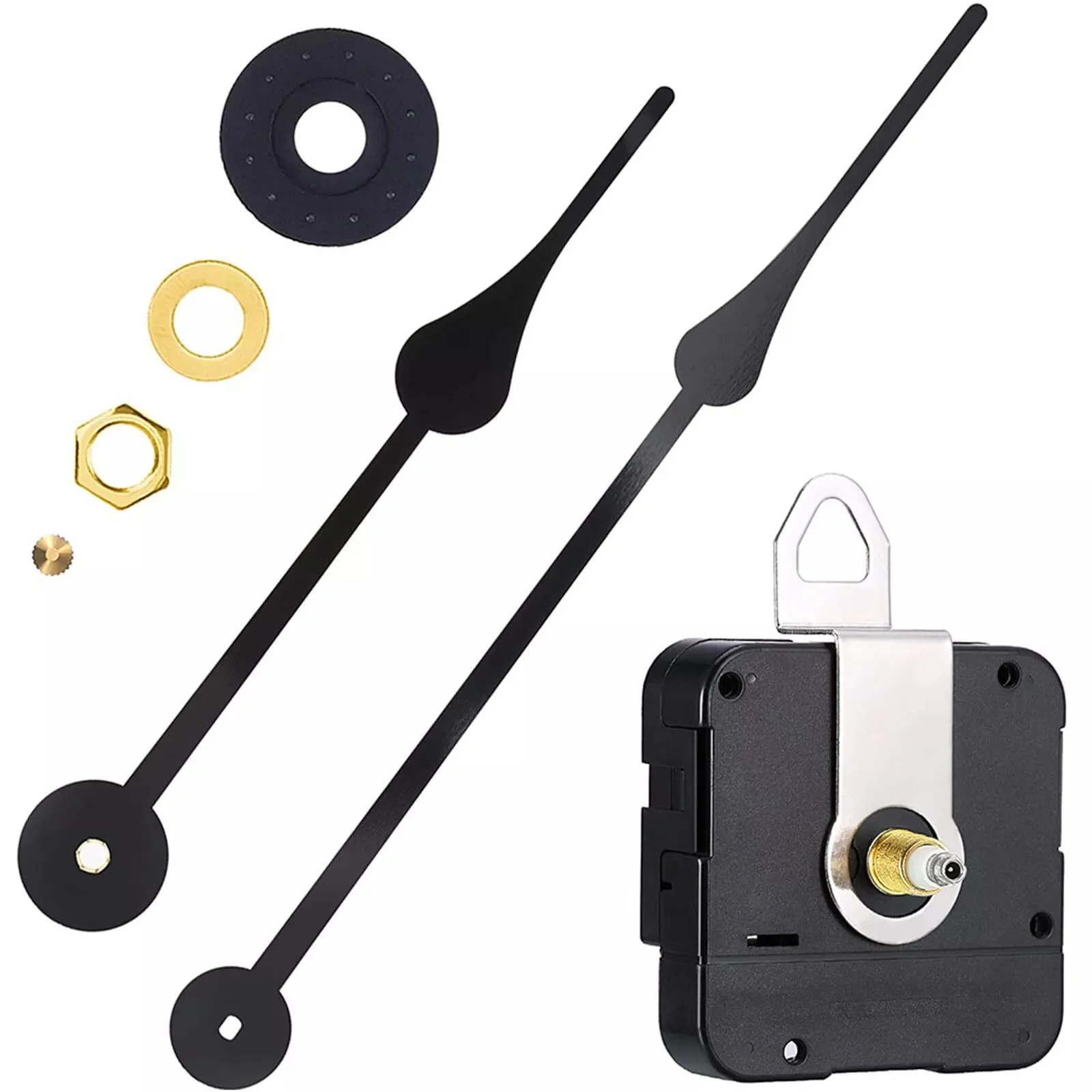 New 23mm Axis Length Quartz Outdoor High Torque Clock Movement Mechanism Motor Extra Long Hands