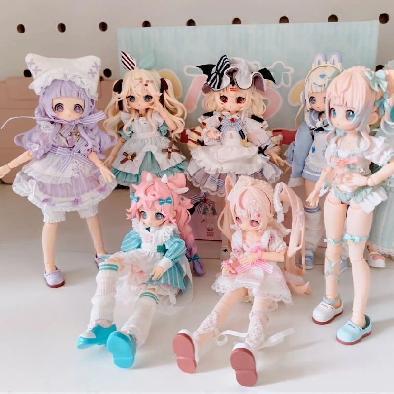 منتج جديد متوفر في المخزون لعبة Sugarygirls Bjd شخصية الحركة Onemore8 نقاط Mjd صندوق أعمى عصري لعبة مزخرفة هدية عيد الميلاد #3