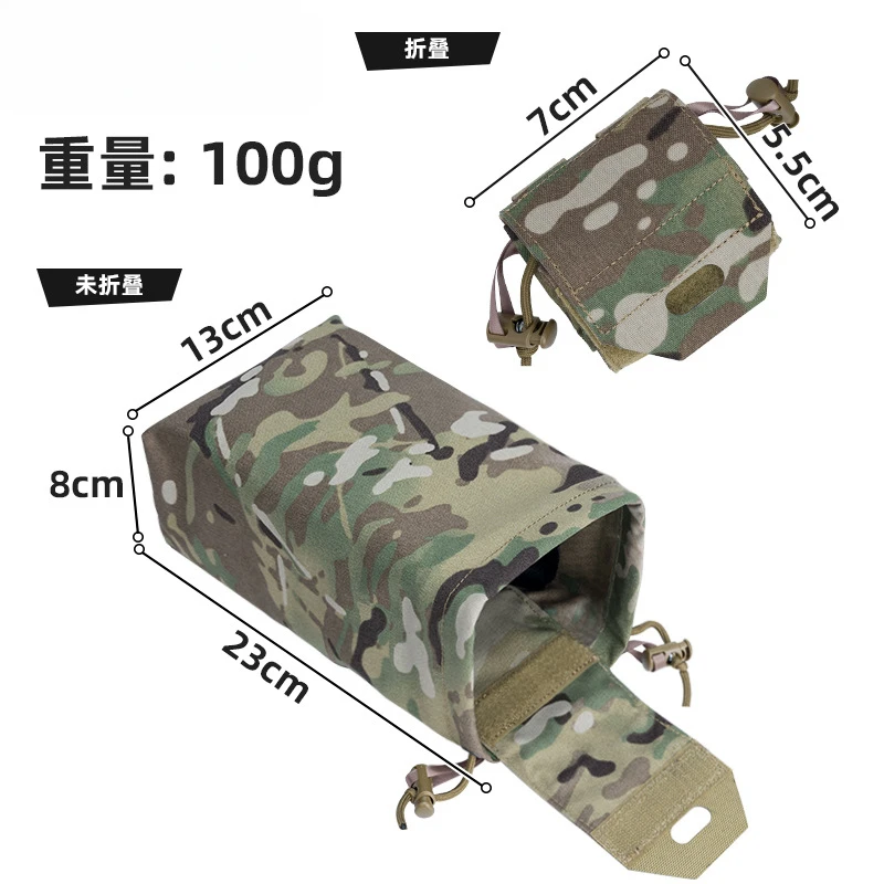

Small Foldable Recyclable Bag Waist SealmolleMagazine Bag Portable Outdoor Storage Bag