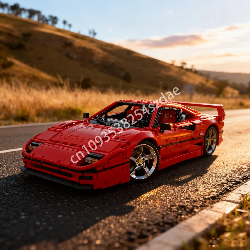 

3766 шт. MOC 1 8 Ferrariesd Техническая модель Строительные блоки Рождественский подарок Строительная игрушка Сборка DIY Творческое образование Кирпич