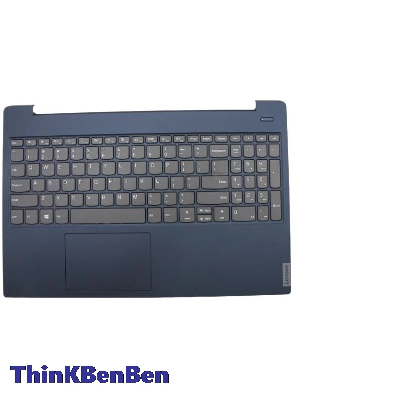 US English Blue Keyboard Upper Case Palmrest Shell Cover For Lenovo Ideapad S340 15 15IWL 15IML 15API 15IIL 5CB0S18691