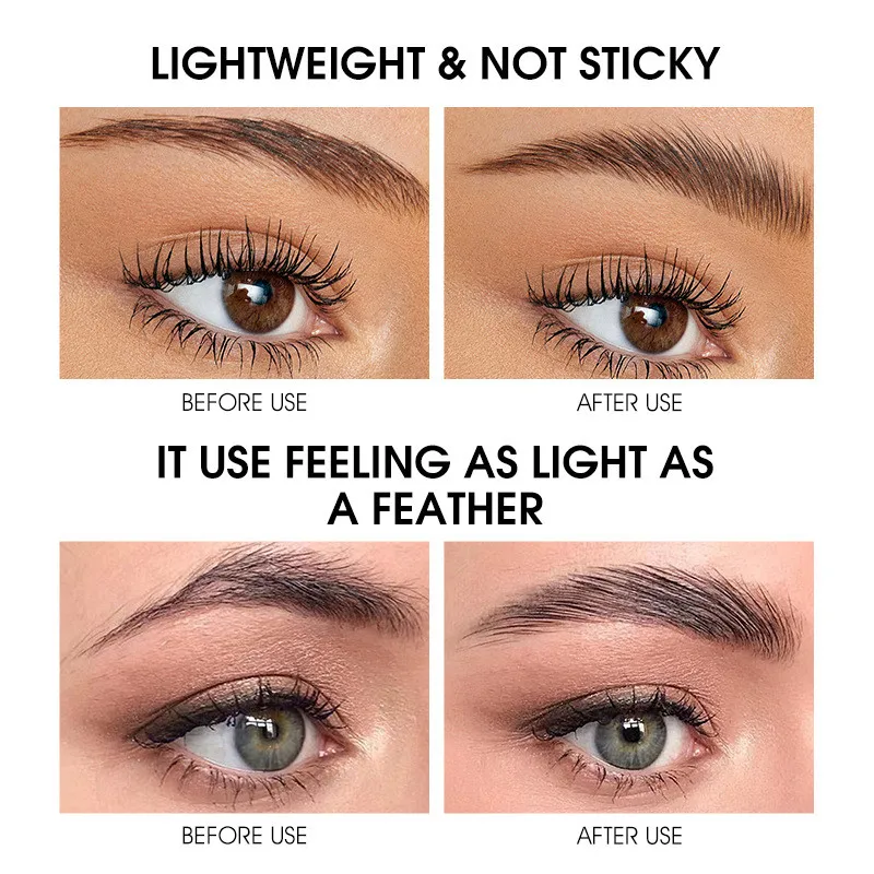 3D Eyebrow Glue Waterproof Eyebrow Style Gel Professional Makeup The Brow Glue Extreme Hold Eyebrow Gel Brow Fixer Eyebrow gel