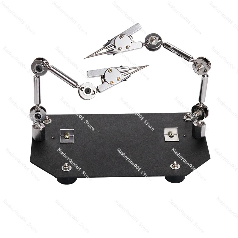 

Universal Double-Ended Helping Hands - Flexible PCB Soldering Clamp with Anti-Rebound Lock