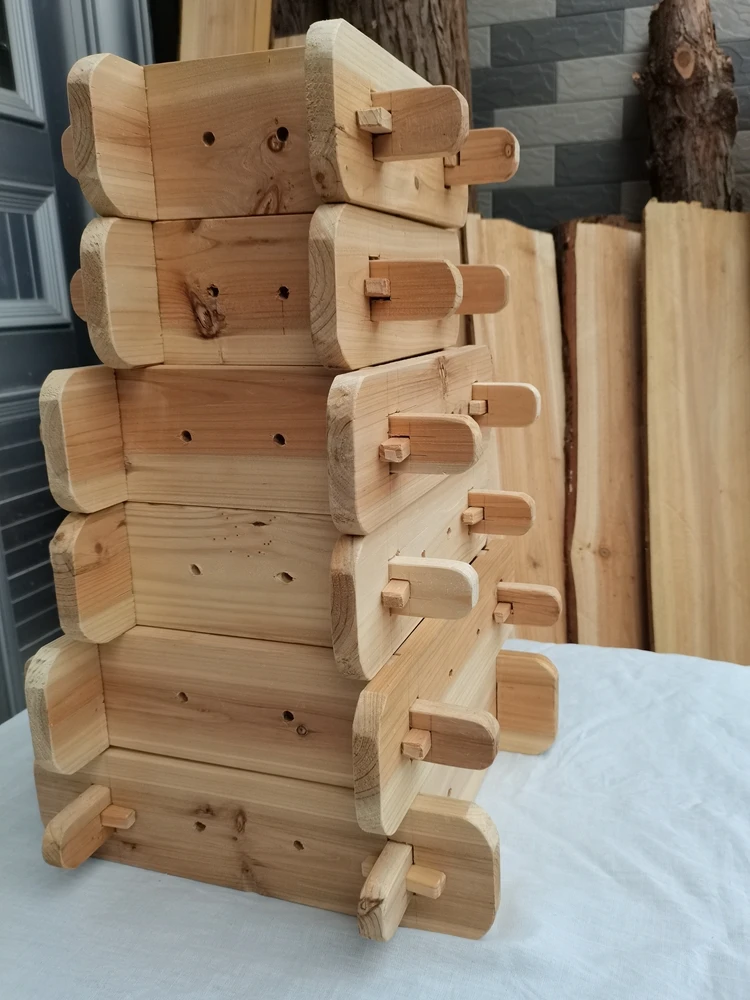 

Thiened Fly DIY Tofu ing Tools Set Pure Handmade Ce Wood Tofu Box Detachable Kitchen Cooking Utensils Square Mold