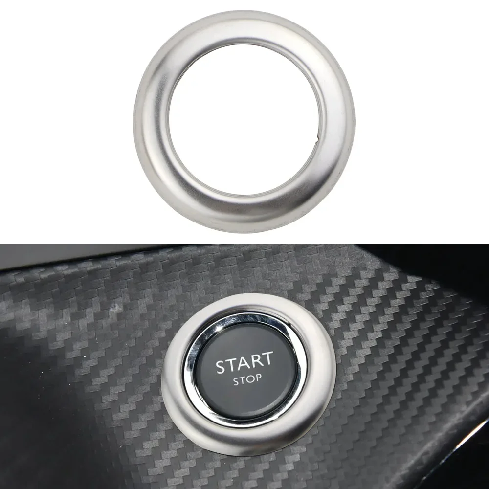 

For Peugeot 2008 2019-2022 E2008 2020-2022 Ignition Ring Engine Start Buuton Sticker Cover Accessories