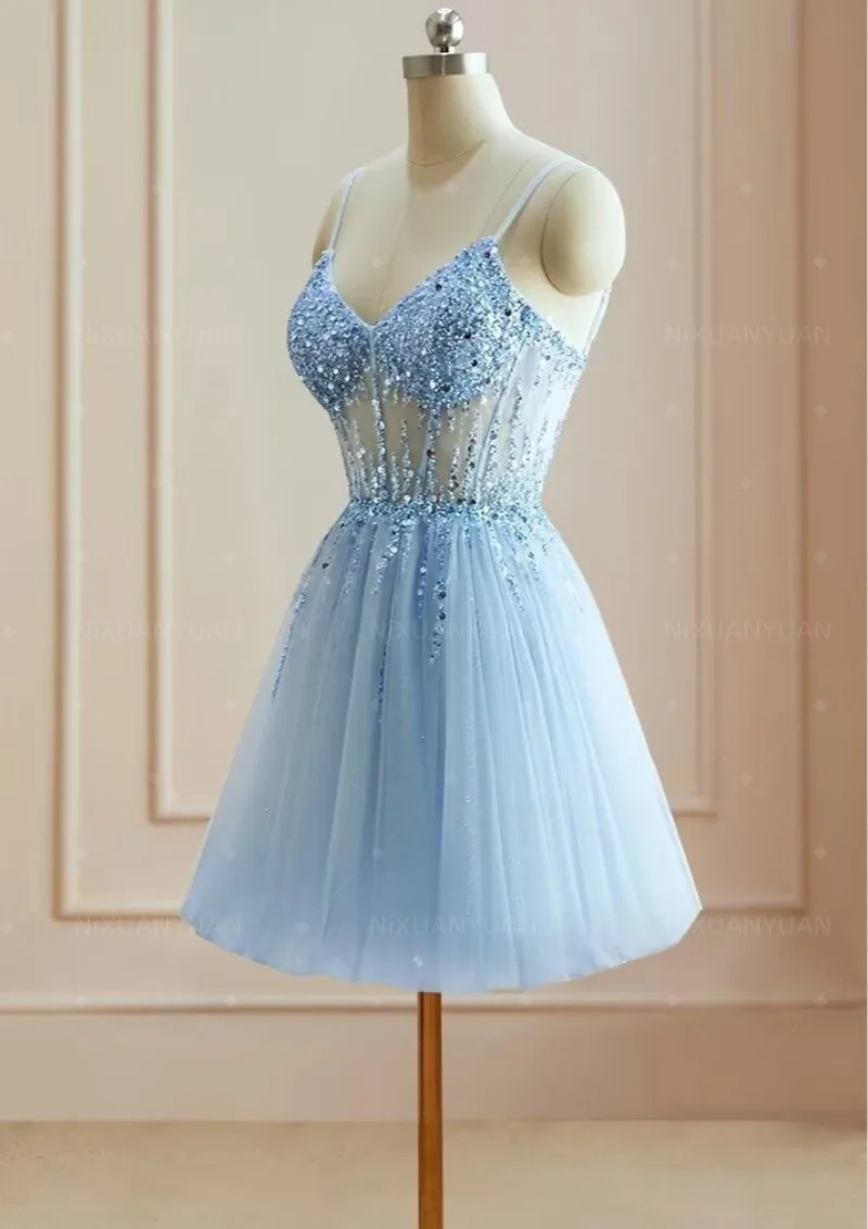 Beshinel индивидуальные платья для выпускного вечера с v-образным вырезом и бисером, открытая спина, 2025, сетчатая строчка, бальные платья для особых случаев, коктейльная вечеринка