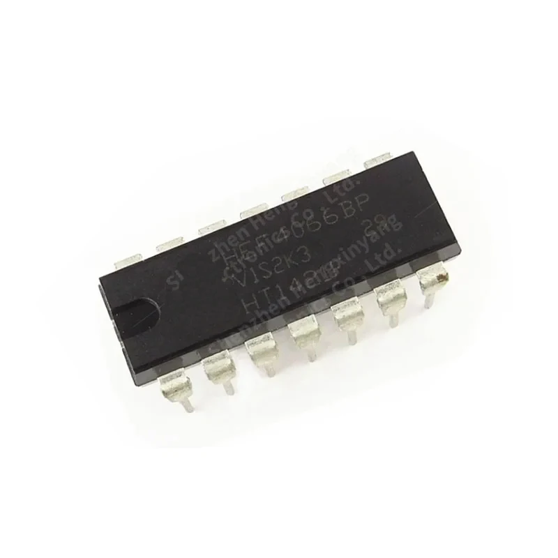 10PCS HEF4066BP DIP14 in-line four-way analog switch IC