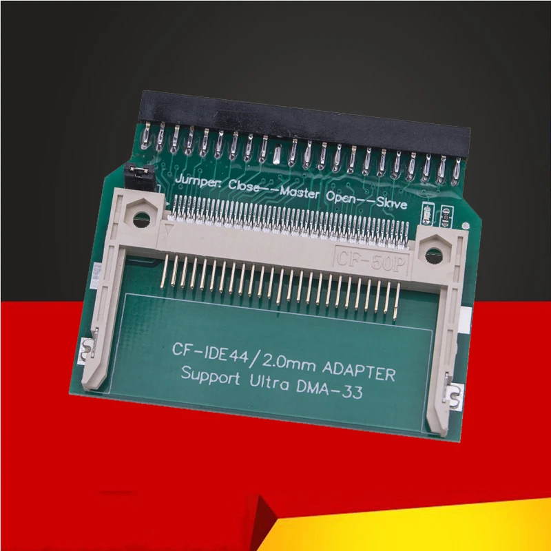 CF zu IDE 2.5 43/44-Pin Laptop HDD Anschluss CF Stecker auf IDE Buchse Compact Flash Speicherkarten-Adapter Konverter Riser-Board für PC