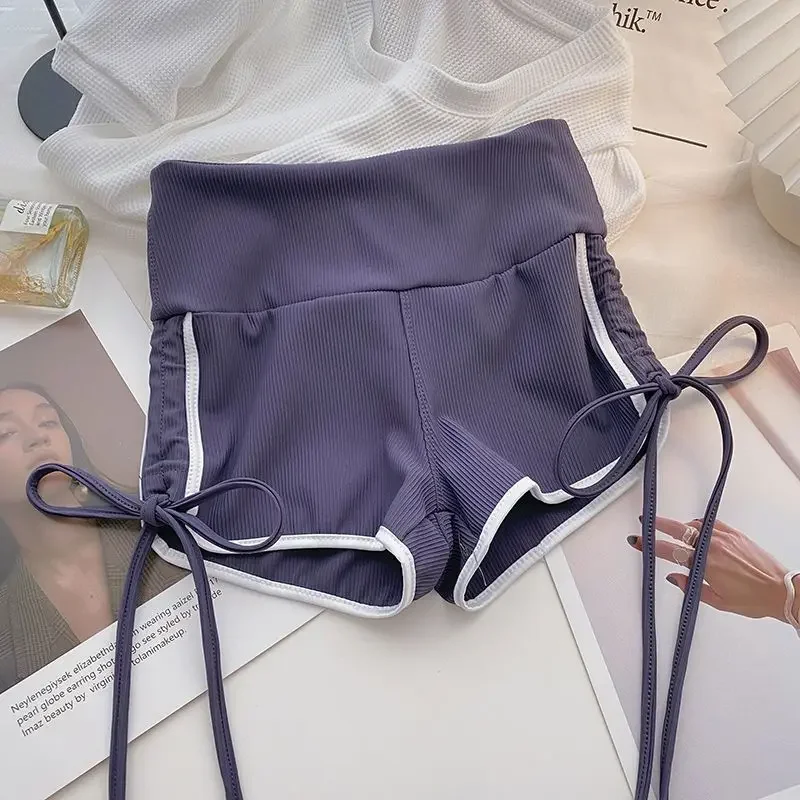 Pantaloni corti femminili a vita alta Fitness Palestra Sport Corsa Pantaloncini da donna neri Sport Trend 2025 Abiti elasticizzati firmati Novità