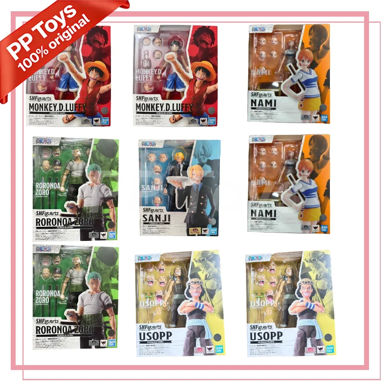 

В наличии: Оригинальная коробка BANDAI S.H.Figuarts — фигурки Санжи, Усоппа, Луффи, Ророноа Зоро (SHF). Подарок для детей. Упаковка в пенопластовой коробке.