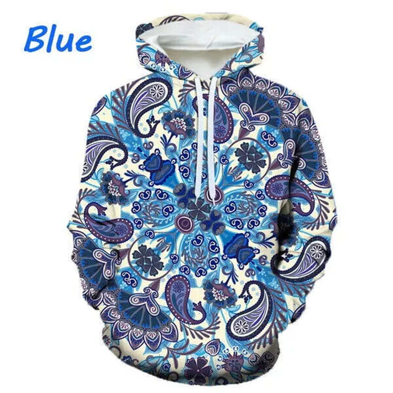 2025 New Mandala Trippy Abstract Psychedelic 3d Hoodies Men Women Sweatshirt  Autumn Long Sleeve Casual Streetwear Dropshipping